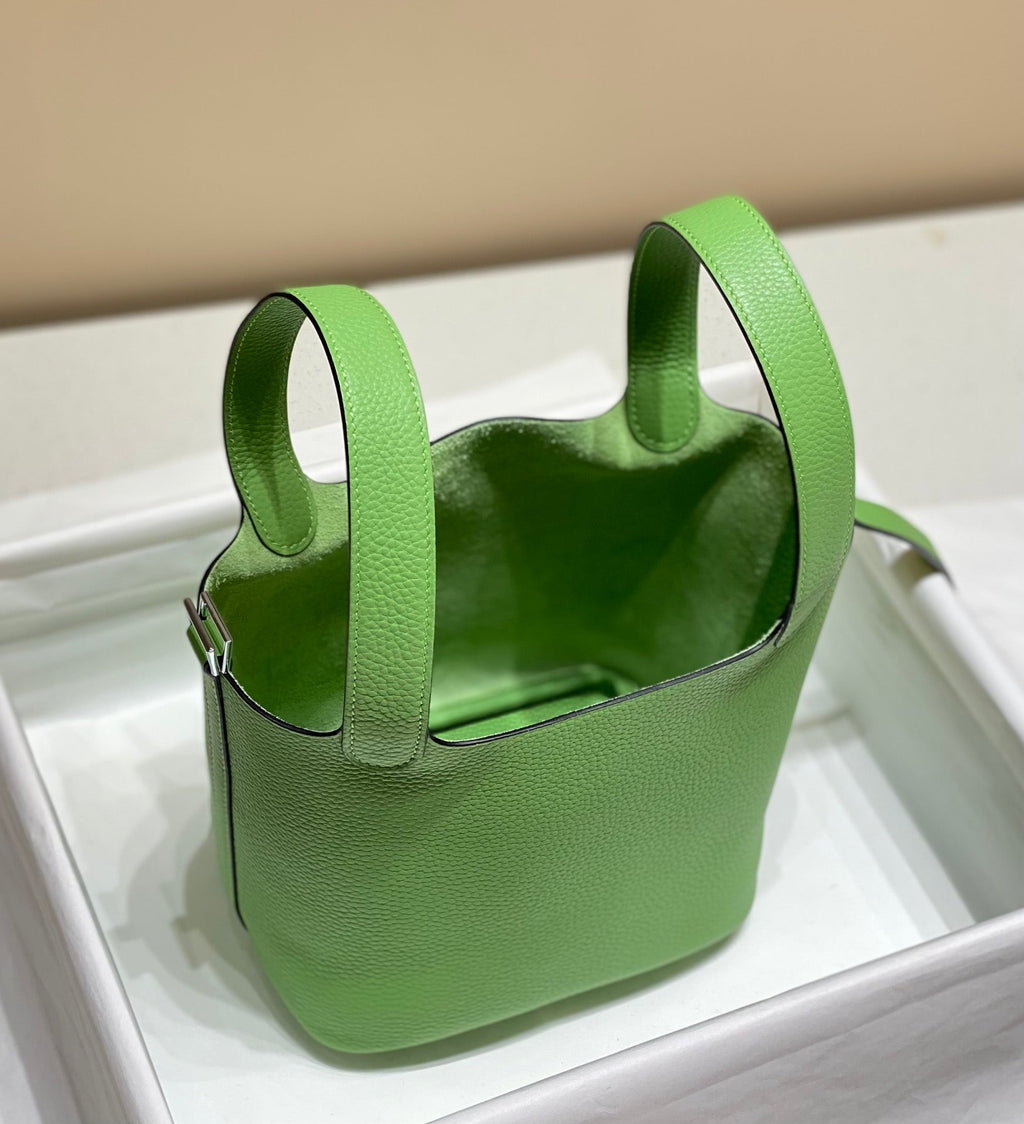 HERMES picotin lock 18 green togo shw