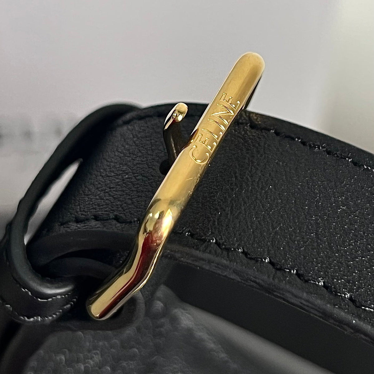 CELINE TRIOMPHE 31 CALFSKIN BLACK