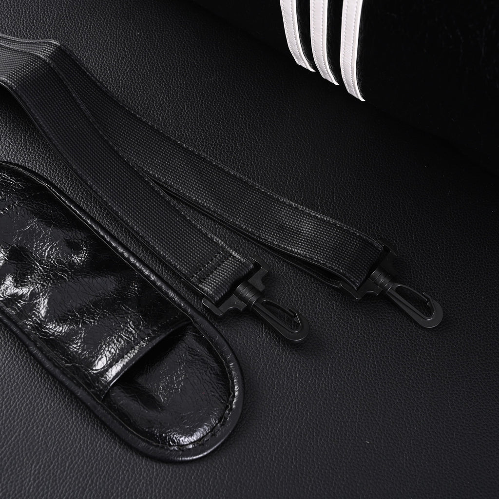 Balenciaga x adidas Large Duffel Travel Bag - Black with Trefoil Logo and Triple Stripes