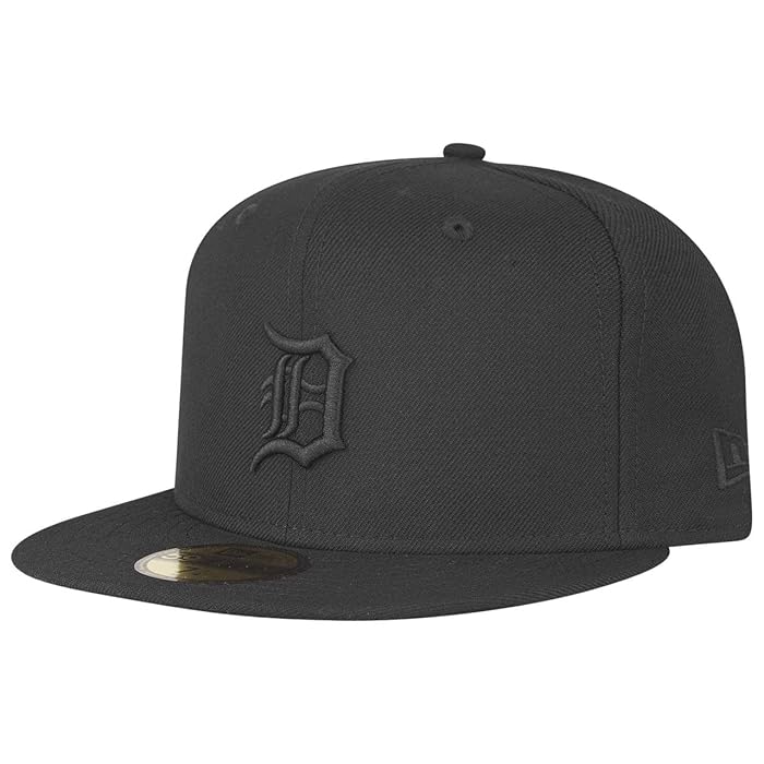 New Era Flat Brim 9FIFTY Heather Jersey Detroit Tigers MLB Stone Snapback Cap