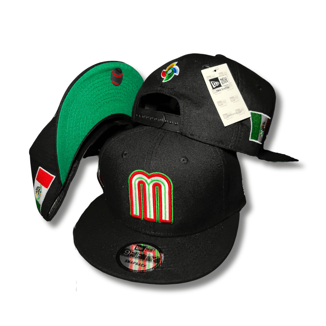 New Era 59FIFTY Mexico World Baseball Classic Hat Black, Green