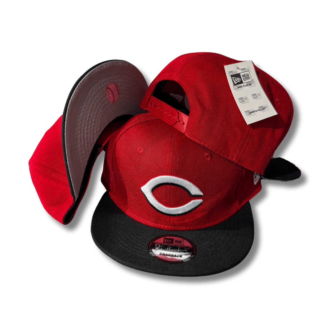 Cincinnati Reds 59 Fifty with Black Brim Snapback Cap