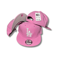 Los Angeles Dodgers Pink with White Embroidered Logo Snapback Cap