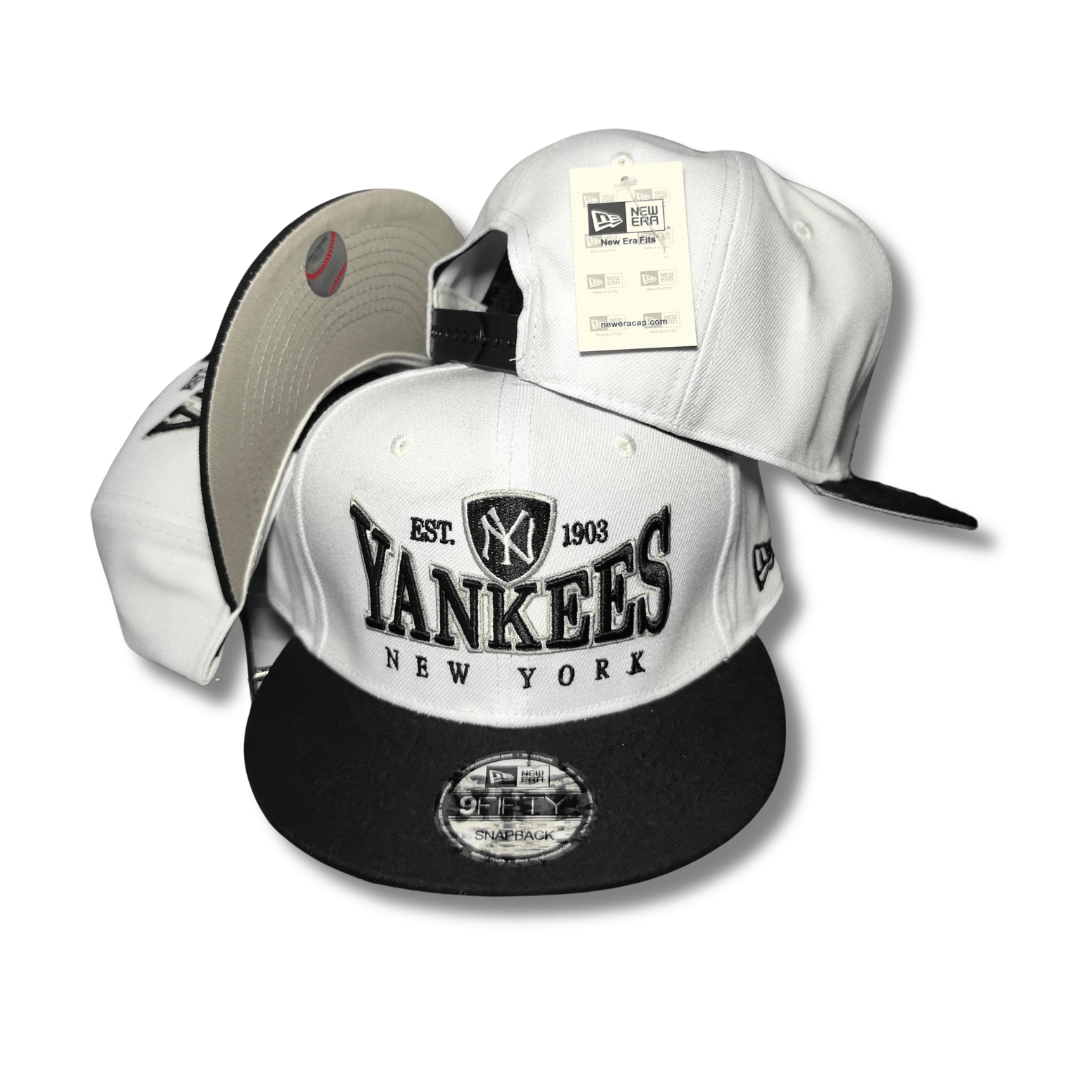New York Yankees White and Black Est. 1903 Snapback Cap