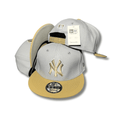 New York Yankees 9FIFTY with Gold Logo Gray and Gold Snapback Cap