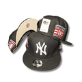 New York Yankees 9FIFTY Black with Hall of Fame Patches Snapback Cap