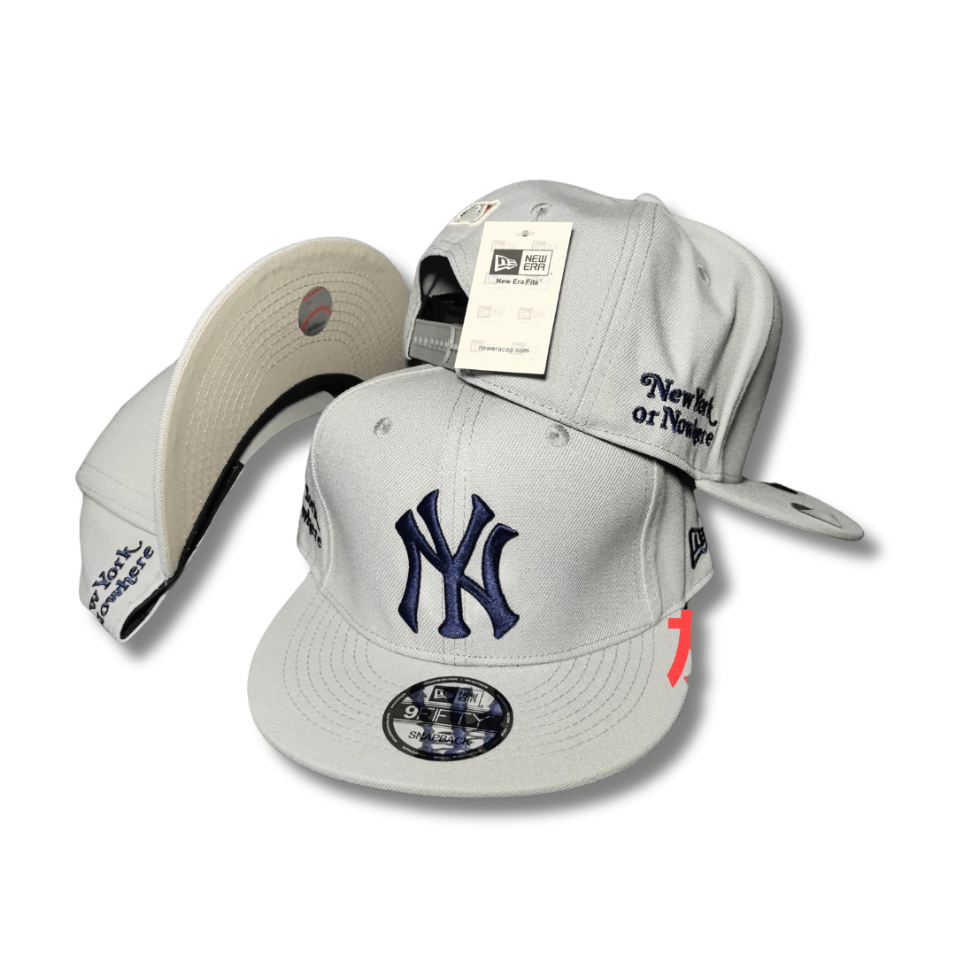 New York Yankees 9FIFTY Light Grey "New York or Nowhere" Snapback Cap