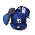 New York Yankees Royal Blue with White Embroidered Logo and MLB Patch Snapback Cap
