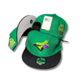 Toronto Blue Jays New Era 9FIFTY with Custom Side Patches Green and Black Snapback Cap