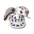 New Era Multi-Logo MLB 59FIFTY with MLB Logo White Cap