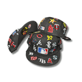New Era Multi-Logo MLB 59FIFTY with MLB Logo Black Cap