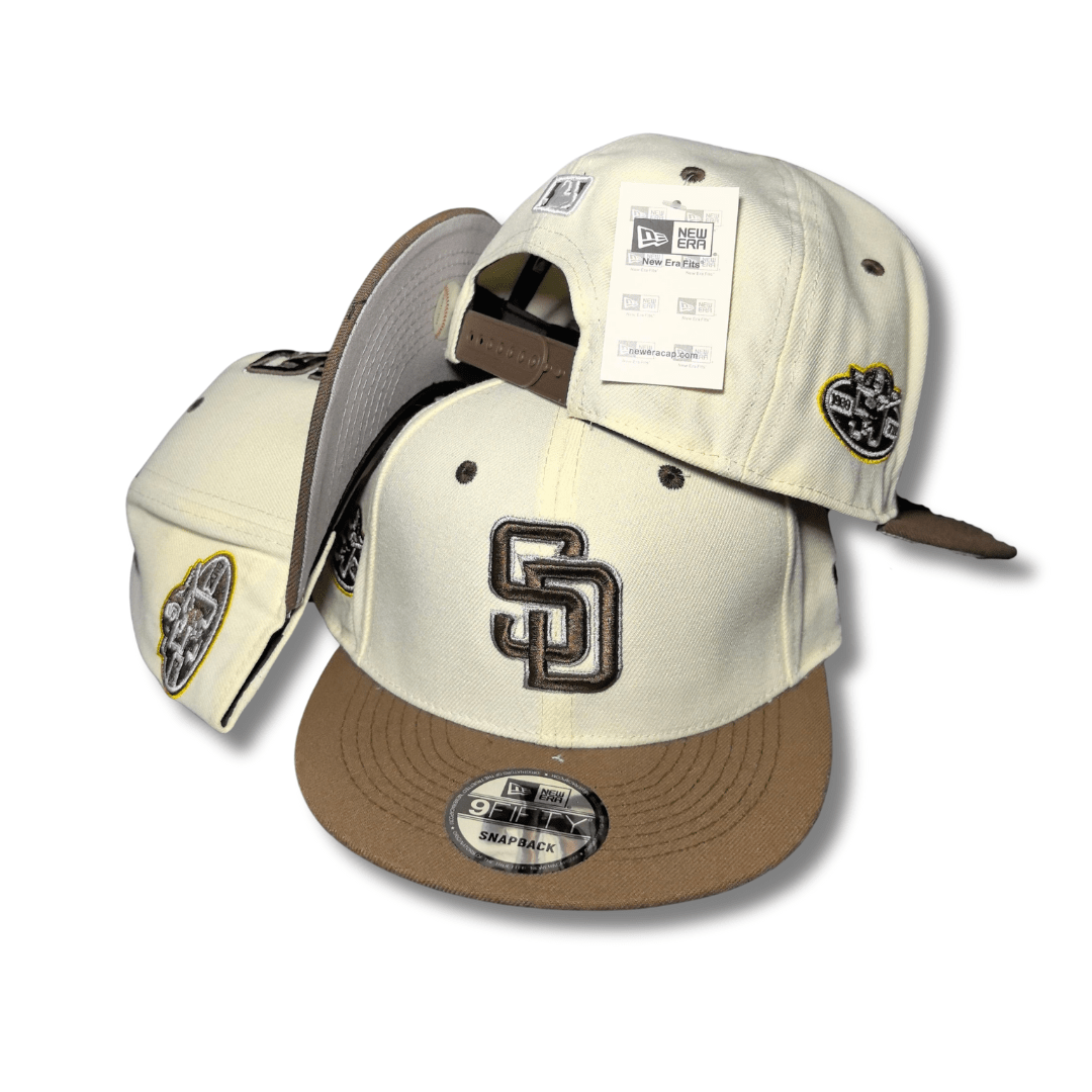 San Diego Padres 'Off White World Series Side Patch' Old Golfer Snapback Cap