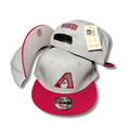 Men's Arizona Diamondbacks New Era White/Red Optic 59FIFTY Cap