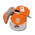 New York Yankees Orange & White Bold and Vibrant Snapback Cap