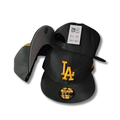 Los Angeles Dodgers New Era 9FIFTY Black with Gold Logo Snapback Cap