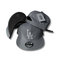 Los Angeles Dodgers New Era 9FIFTY Gray Monochrome Edition Snapback Cap
