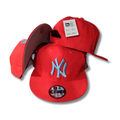 New York Yankees Red Sky Blue Logo Snapback Cap