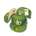Oakland Athletics MLB Cap with World Series Champions Embroidery and Crown Patch - Fitted