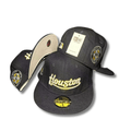 Houston Astros Fitted Hat with 40th Anniversary Patch and Embroidered Script Black - Fitted