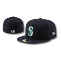 Seattle Mariners Fitted MLB Cap - Navy Blue Design