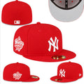 New York Yankees World Series 59FIFTY Hat - Bold Red with White Logo