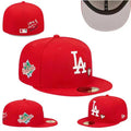 Los Angeles Dodgers Love & Hustle 1959 World Series 59FIFTY Hat - Red with Heart Embroidery