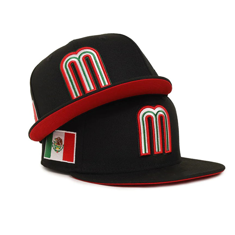 Mexico LMB 59FIFTY Hat - Light Blue with Red Logo