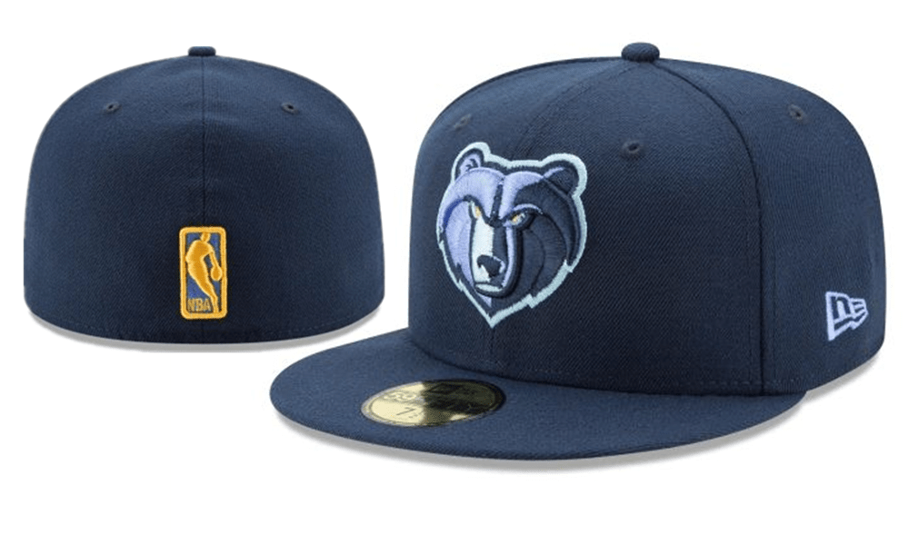 Memphis Grizzlies NBA Snapback Cap with Embroidered Bear Logo - Navy