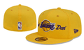 Los Angeles Lakers Just Don NBA Snapback Cap with Embroidered Logo - Yellow