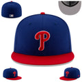 Philadelphia Phillies Fitted MLB Hat with Classic Team Logo - Blue and Red