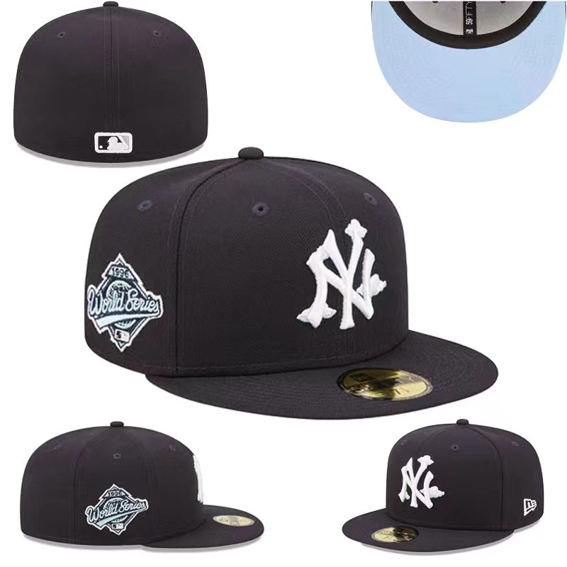New York Yankees 59FIFTY Hat with 1996 World Series Patch - Black