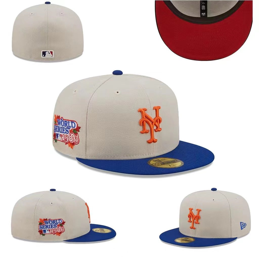 New York Mets 1986 World Series White and Royal Blue 59FIFTY Hat