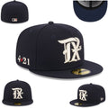 Texas Exclusive Navy Fitted Hat with Classic "TX" Logo and 4★21 Embroidery
