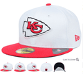 Kansas City Chiefs White and Red NFL Snapback Hat
