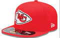 Kansas City Chiefs NFL Fitted Hat with Logo - Red