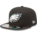 Philadelphia Eagles NFL Fitted Hat with Eagle Logo - Sleek Black