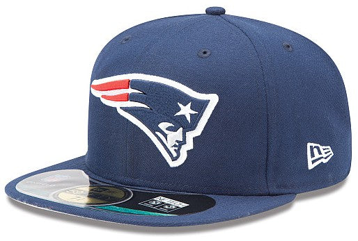 New England Patriots NFL Fitted Hat with Team Logo - Classic Navy