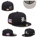 Detroit Tigers World Series 1964 Fitted Hat - Black with Heart Detail