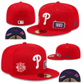 Philadelphia Phillies 1883 Commemorative Fitted Hat - Red