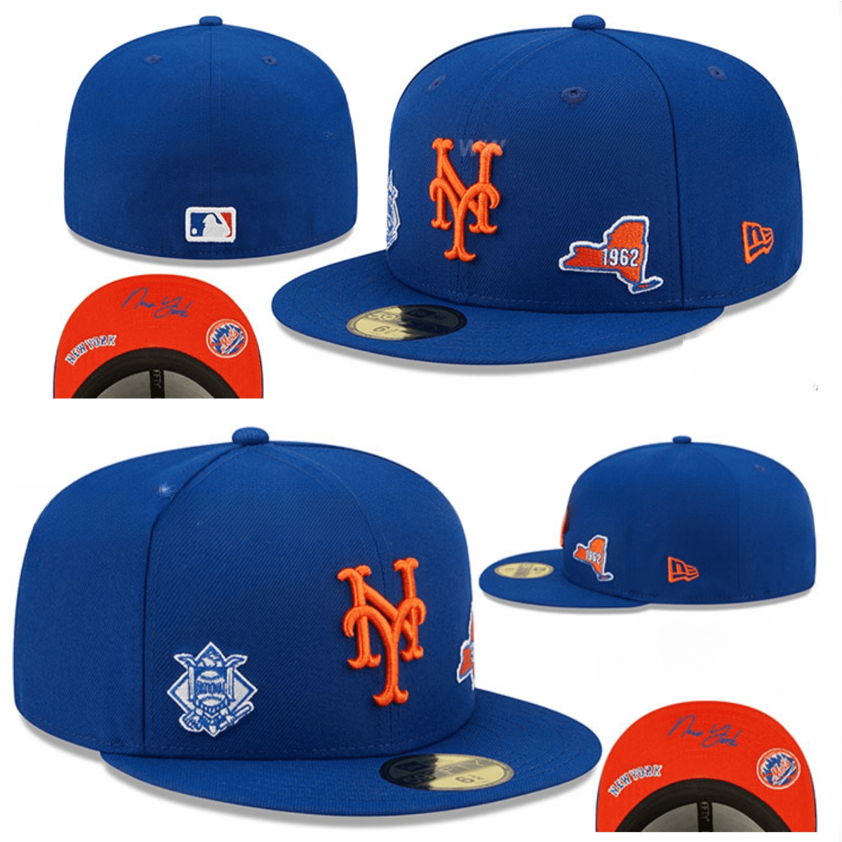 New York Mets 1962 Commemorative Fitted Hat - Royal Blue