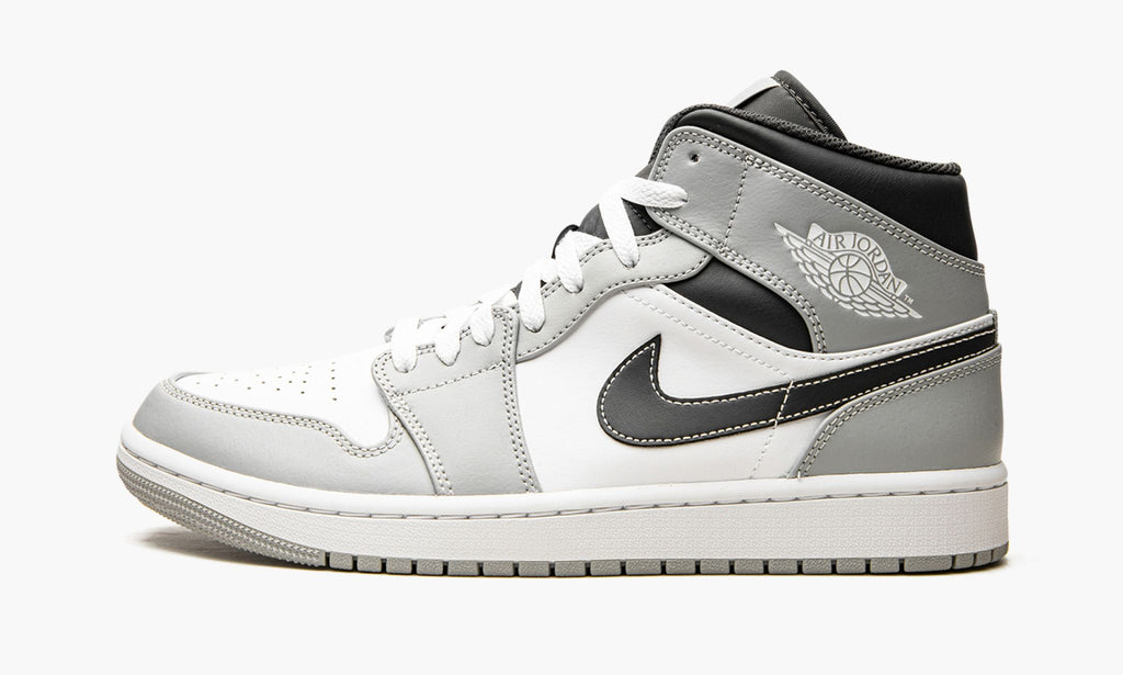 Air Jordan 1 Mid "Light Smoke Grey 2.0" Sneakers