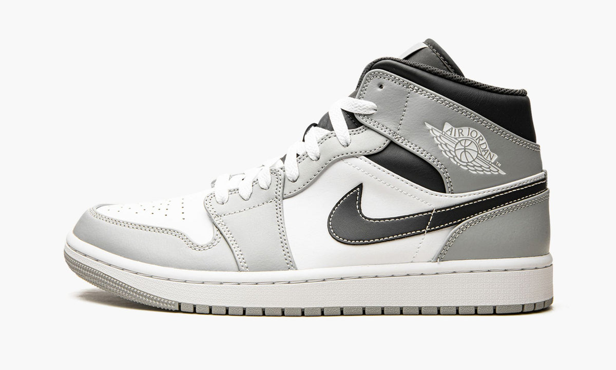 Air Jordan 1 Mid "Light Smoke Grey 2.0" Sneakers
