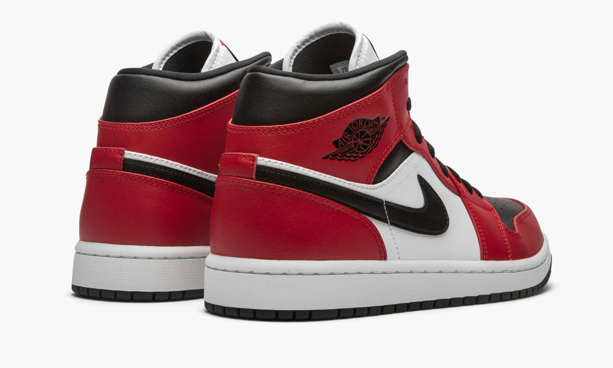 Air Jordan 1 Mid Chicago Black Toe Sneakers