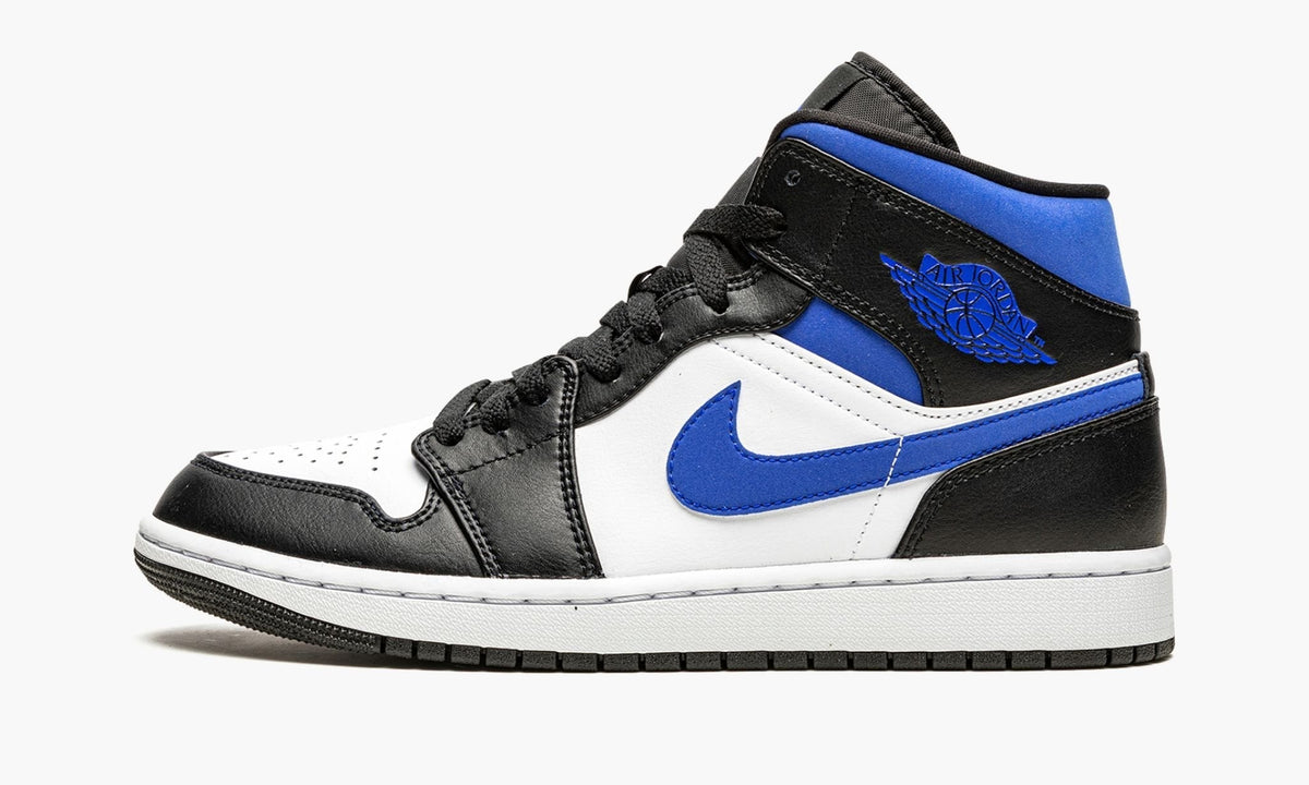 Air Jordan 1 Mid Racer Blue / Black / White Sneakers
