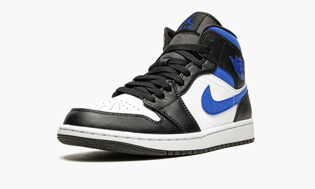 Air Jordan 1 Mid Racer Blue / Black / White Sneakers