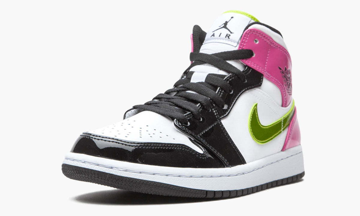 Air Jordan 1 Mid SE "Cyber / Active Fuchsia" Sneakers