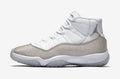 Air Jordan 11 Retro White Metallic Silver Womens Sneakers