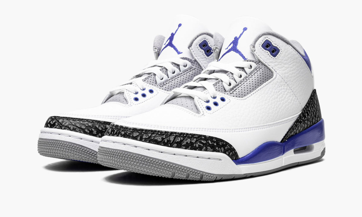 Air Jordan 3 Retro "Racer Blue" Sneakers