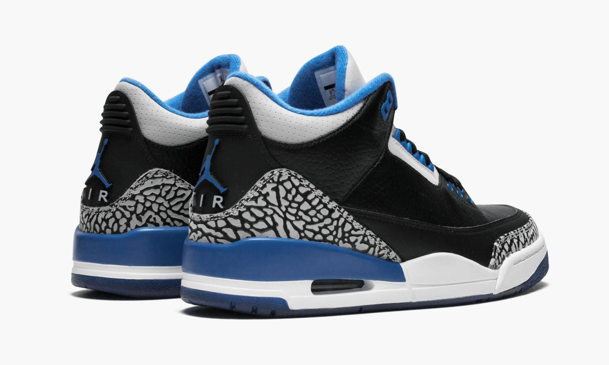 Air Jordan 3 Retro Sport Blue Sneakers