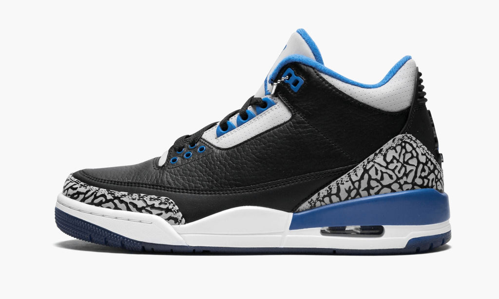 Air Jordan 3 Retro Sport Blue Sneakers